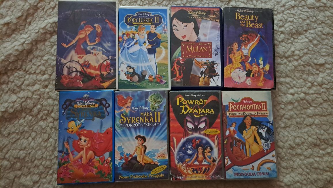 Bajki VHS Walta Disneya  10zł sztuka