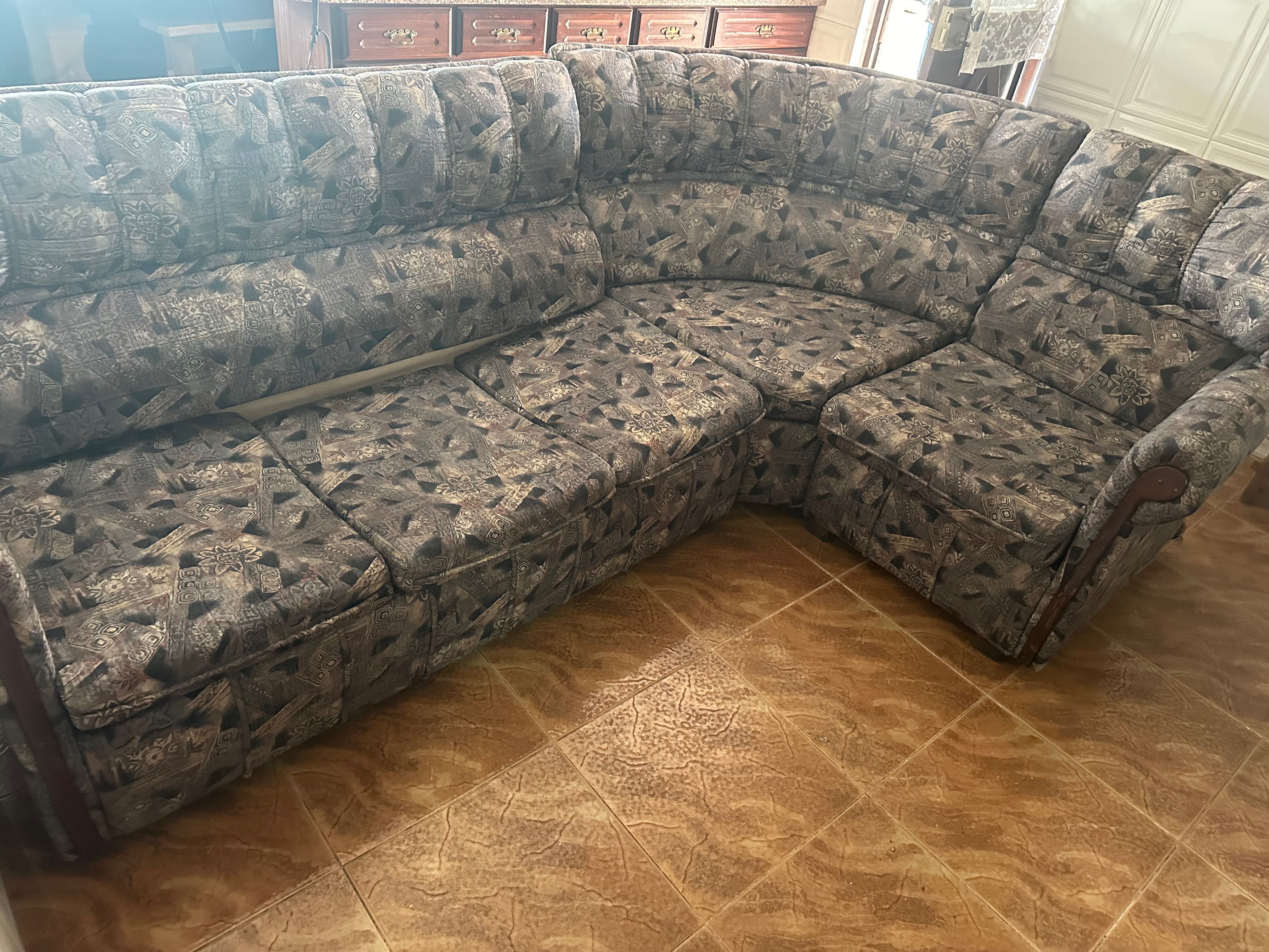 Sofa de canto usado