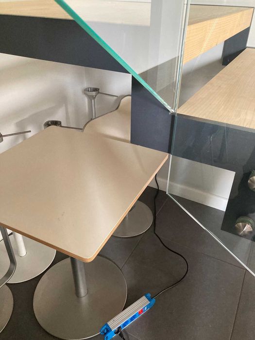 2 hokery włoskie Lem LaPalma stolik Magis coffe table regulowane Italy