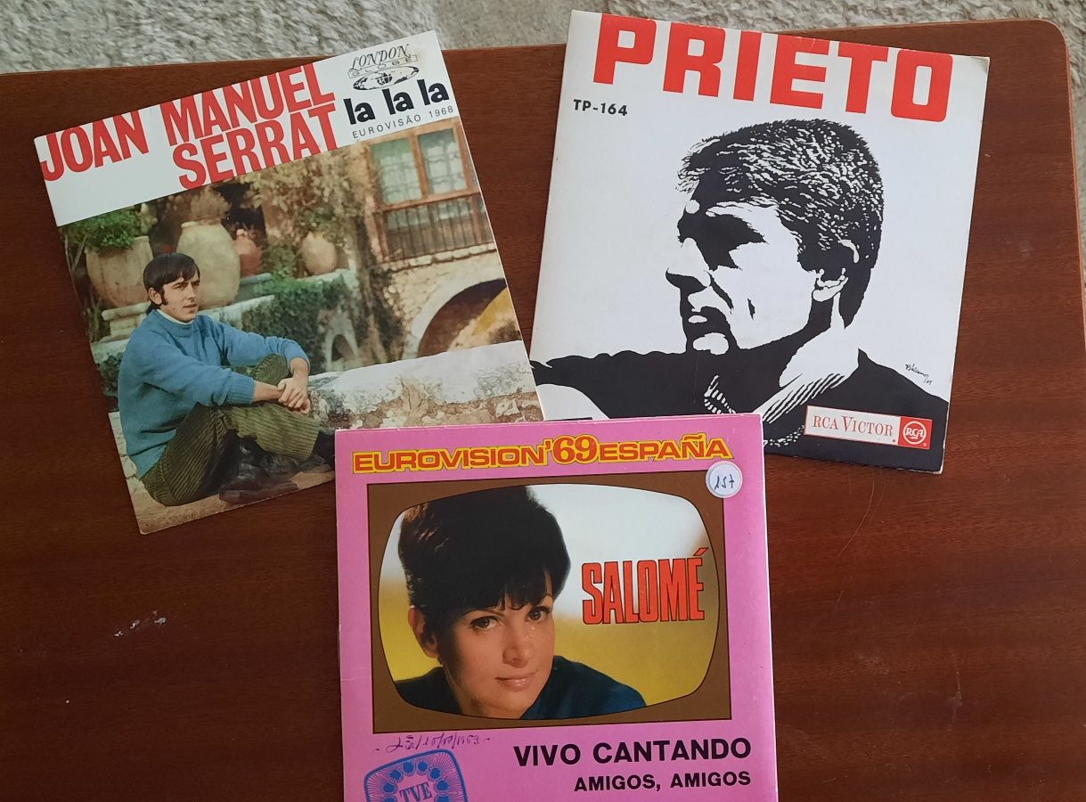 Vinis 45rpm música ligeira espanhola vários