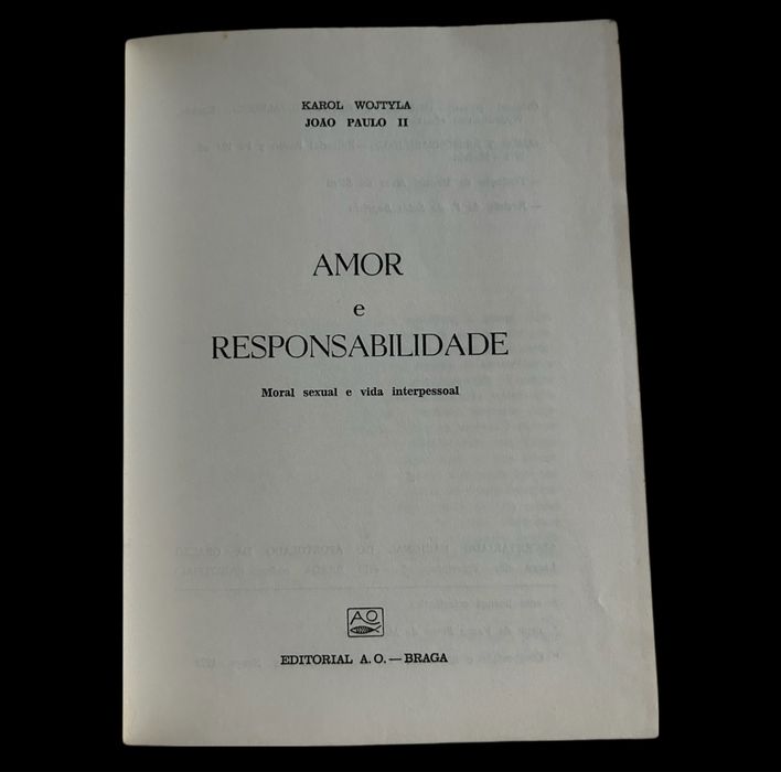 Amor e Responsabilidade - Karol Wojtyla