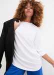 B.P.C biały t-shirt oversize z wiskozy r.40/42