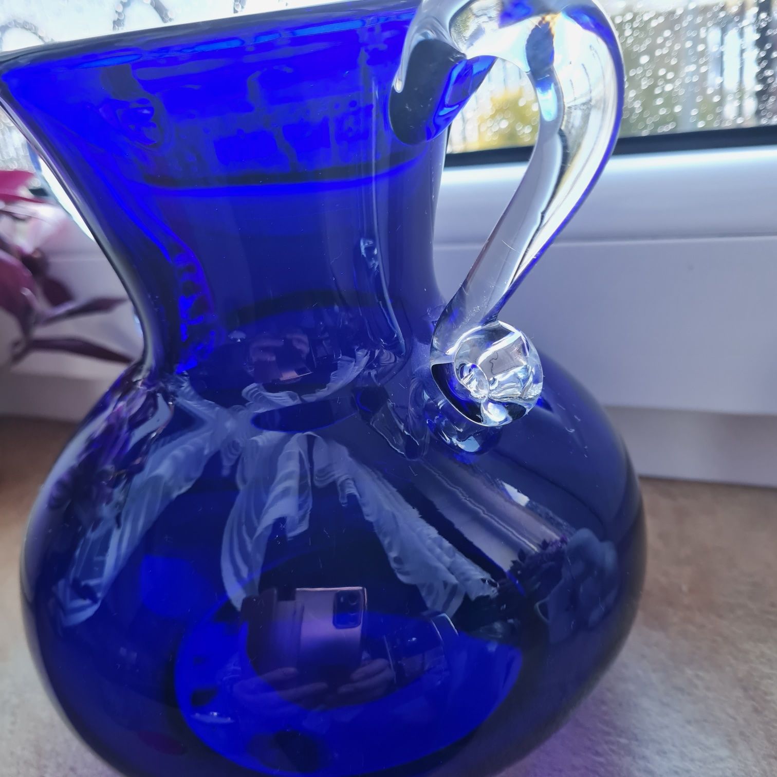 Piękny wazon szkła lane