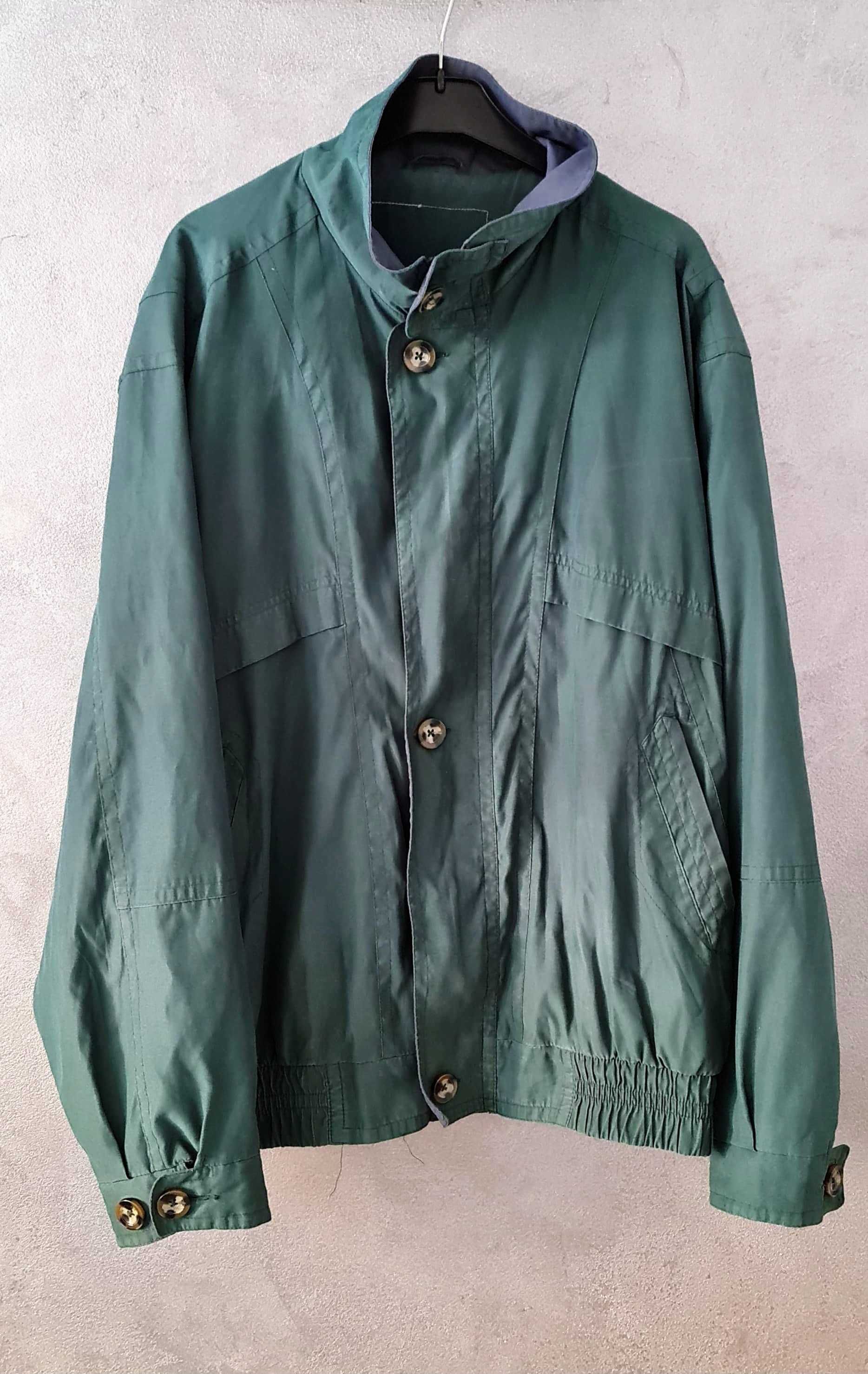 Turkusowa kurtka parka c&a
