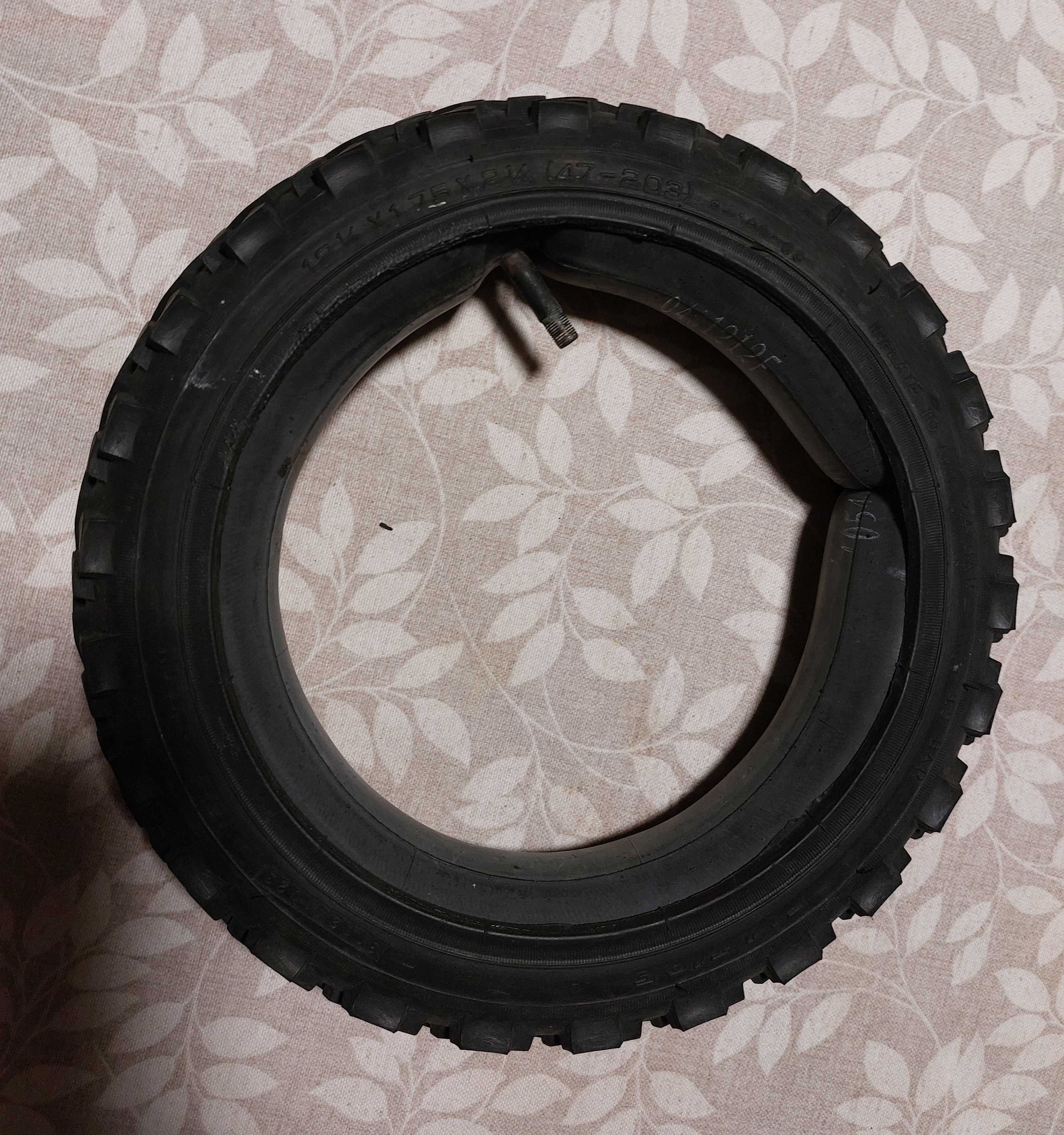 Pneu 12 + câmara de ar