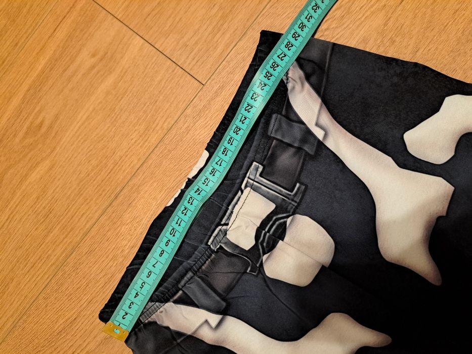 152 spodnie leginsy  kościotrup halloween