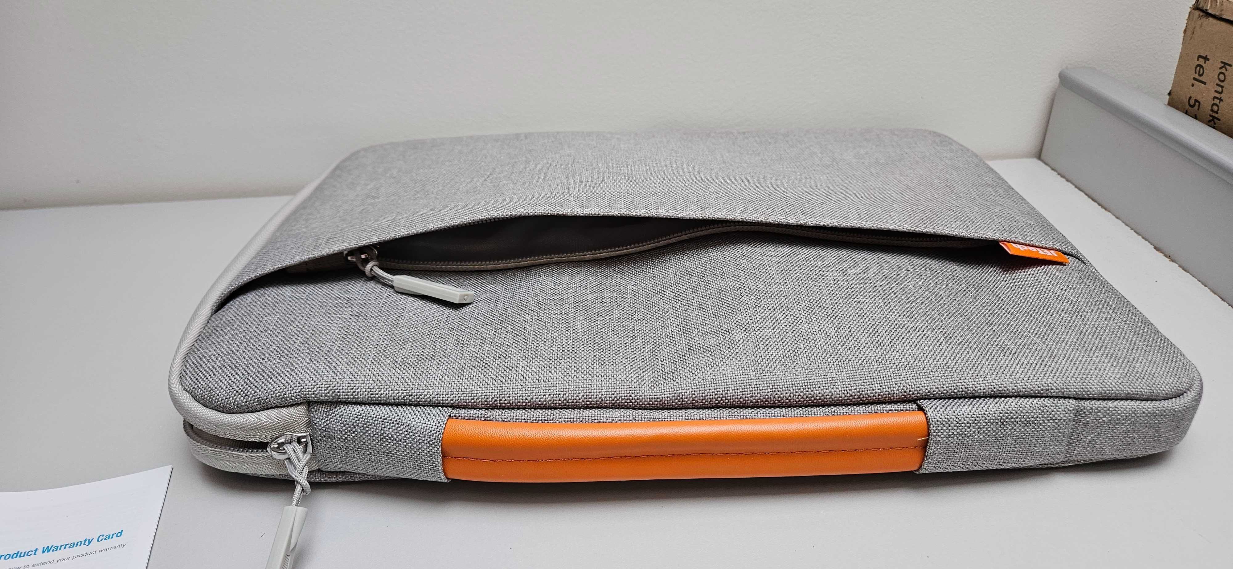 JETech Wodoodporna torba 14" MacBook Pro M4/M3/M2/M1 2021 - 2024 SZARA