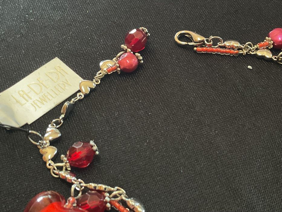 Pulseira tema corações 27 cm