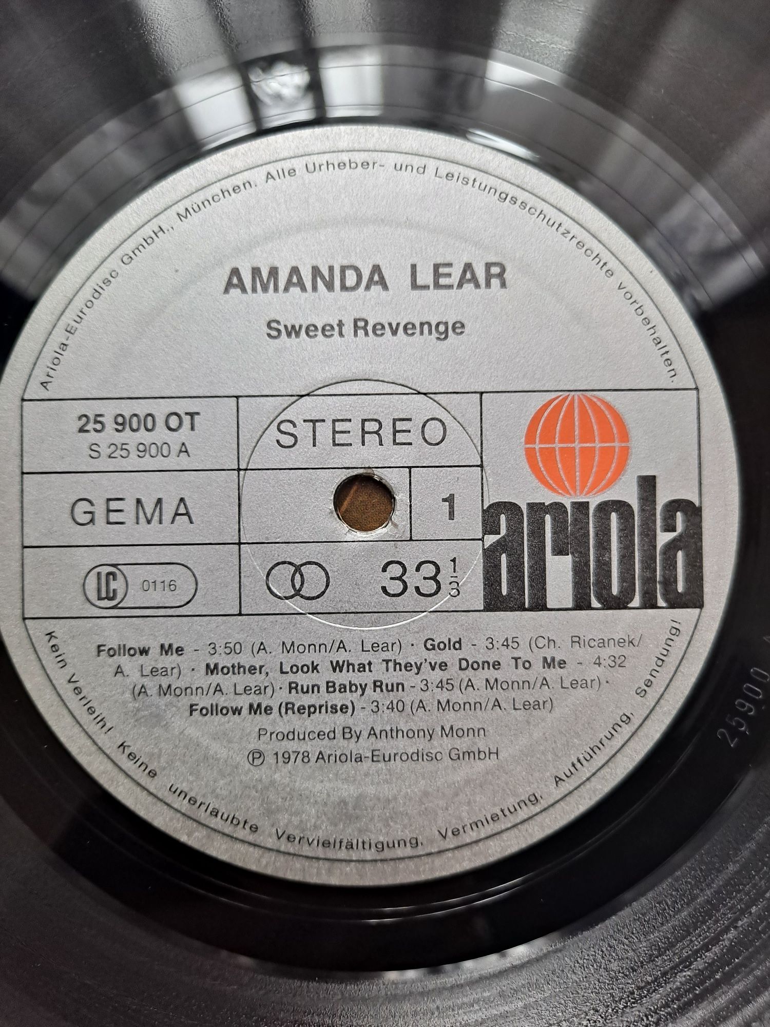 Amanda Lear płyta winylowa