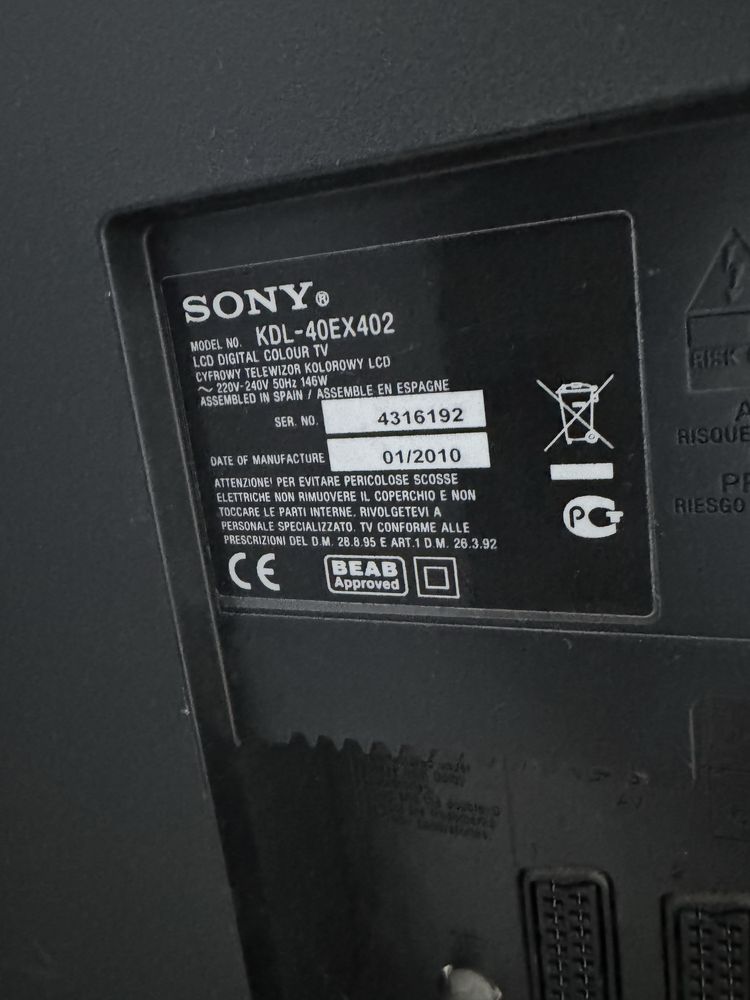 Telewizor Sony Bravia 42 cale