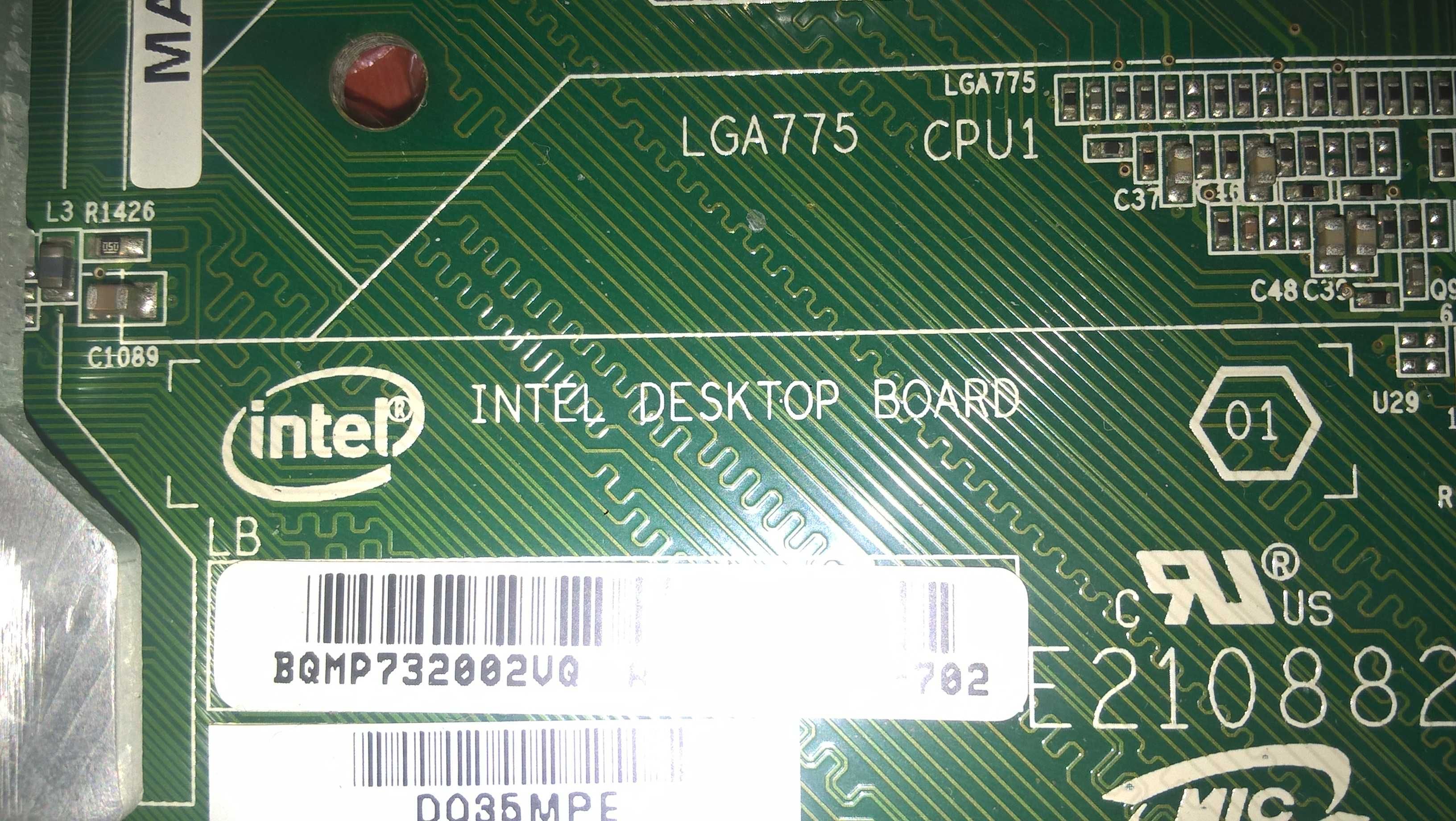 Материнська плата Intel® DQ35MP
