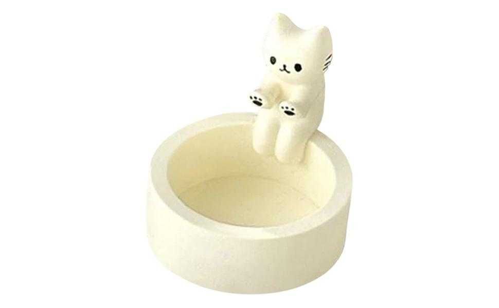 Suporte para velas "Gato fofinho"