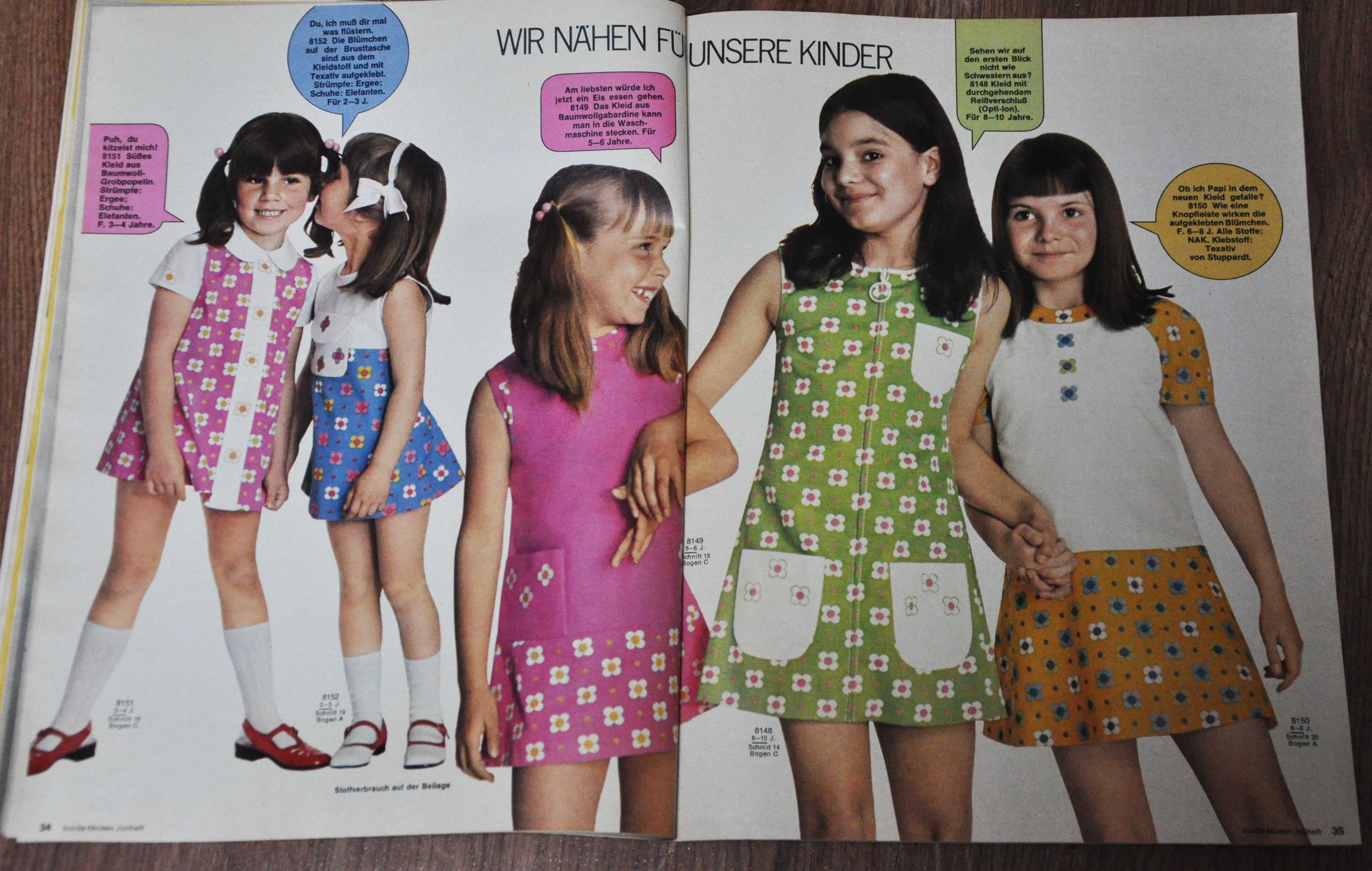 Burda lipiec 1969 z wykrojami PRL RETRO vinatge !!