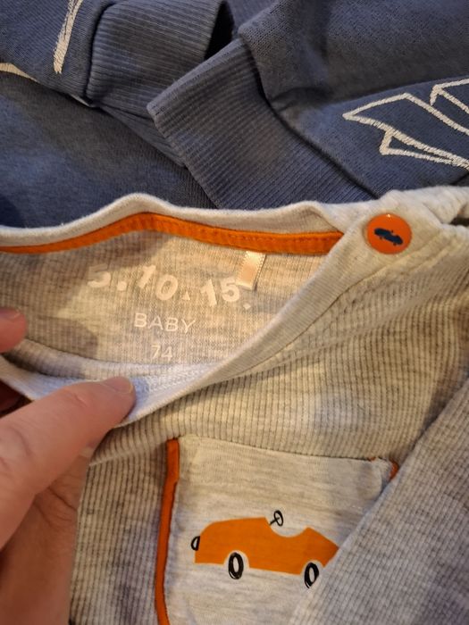 Paka paczka dla niemowlaka chłopiec r.74-80