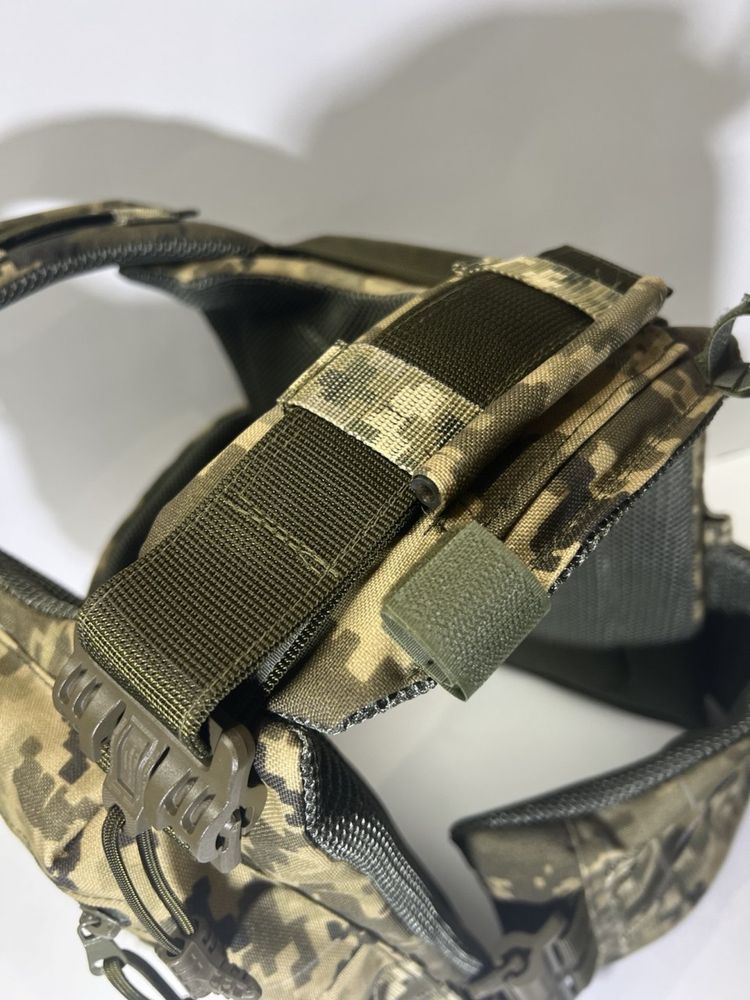 Плитоноска в 3-х кольрах, 4 скиди, кишені під балістику Cordura 1000D.