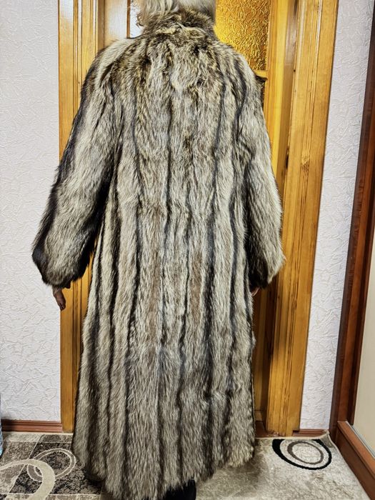 Вінтажна шуба єнот