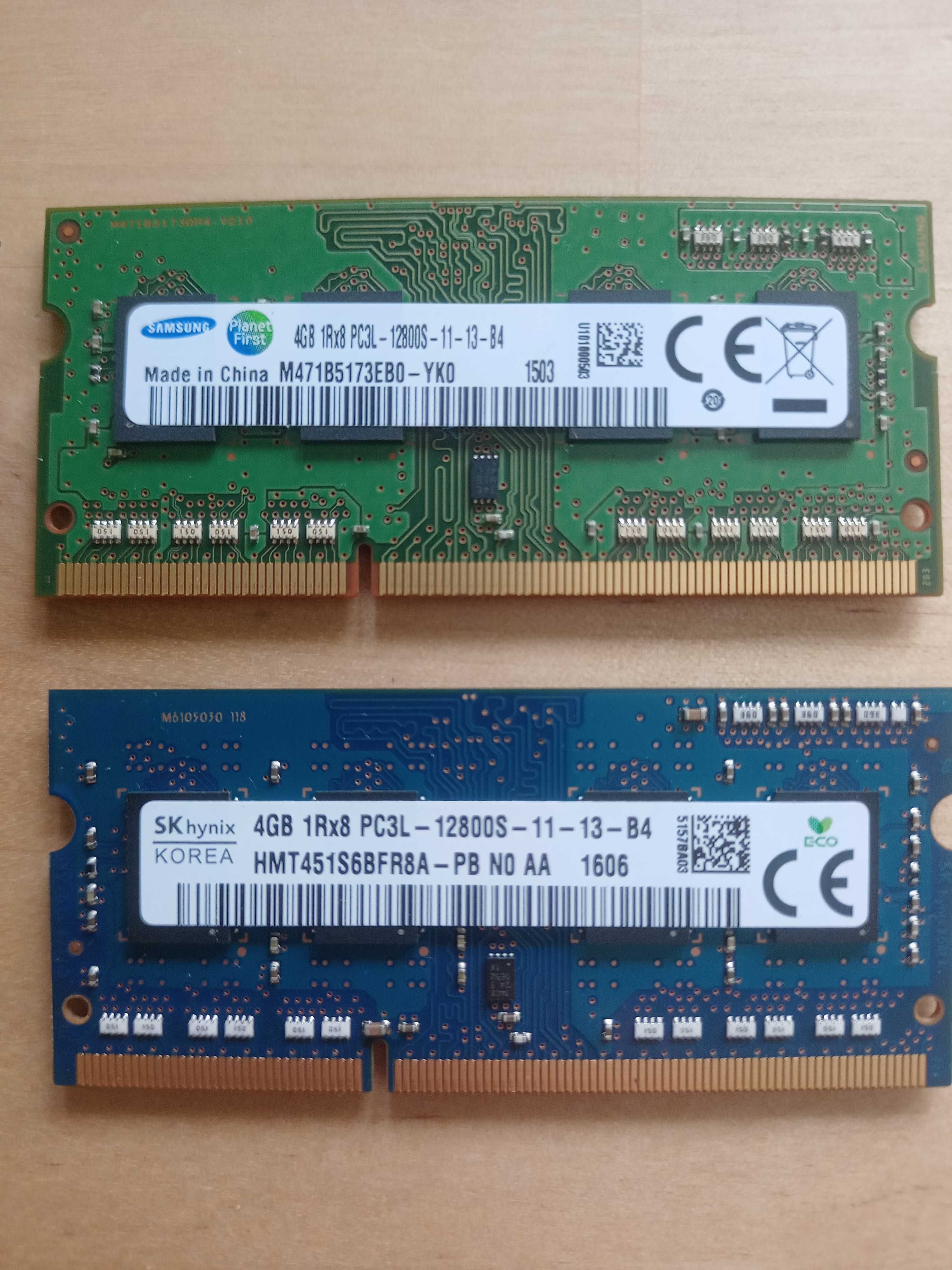 RAM 2x4GB 1Rx8 PC3L 12800S 11 13 B4 (dual)