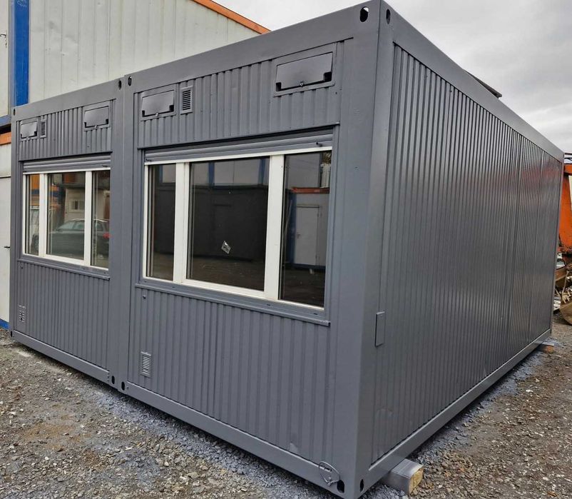 Kontener biurowy socjalny magazynowy usługowy mieszkalny 6x5 m DUO x2
