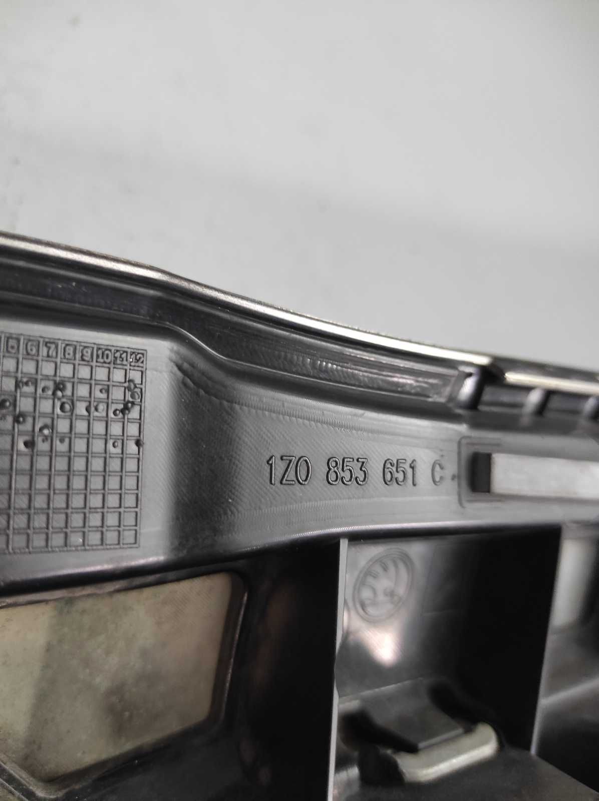 SKODA OCTAVIA II Lift, Atrapa chłodnicy, Grill, OE: 1Z085.3651C