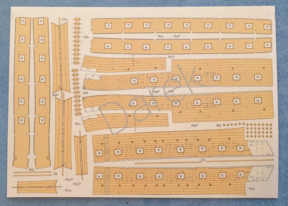 FlyModel nr 120 USS Constitution