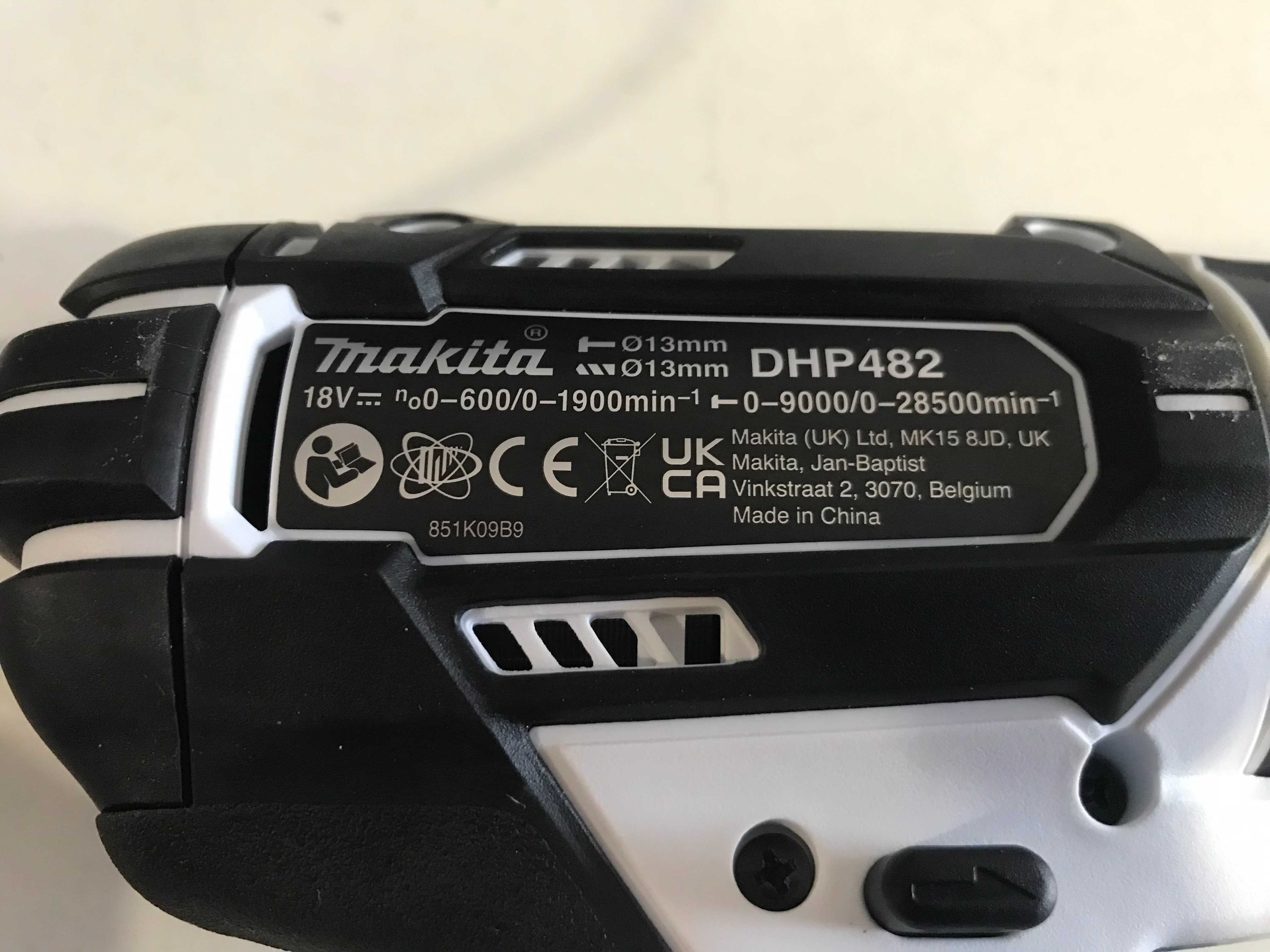 Шуруповерт Makita DHP482RTWJ у кейсі MakPac з Англії