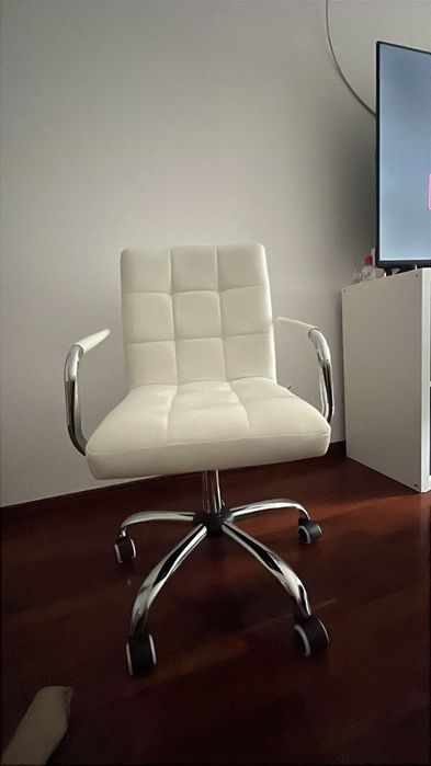 Cadeira de Escritório - MITSAI Paris Branco