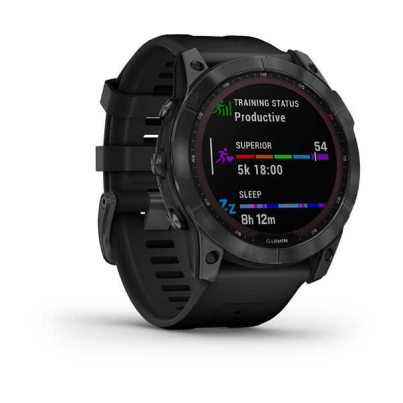 Garmin Fenix 7X Solar Slate Gray with Black Band
Модель: 010-02541-01