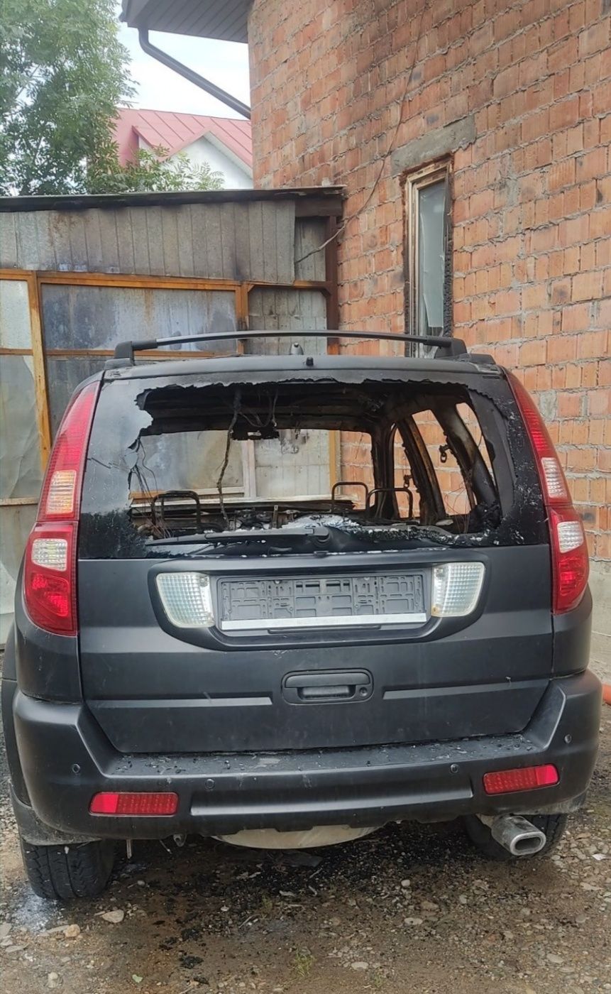 Great Wall Hover H2 після пожежі
