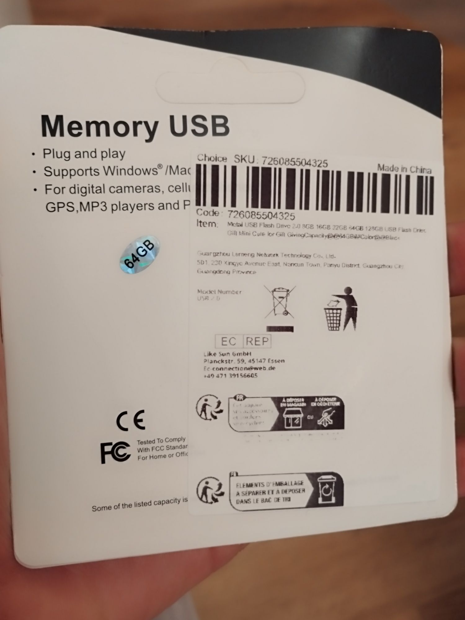 Pendrive 64 GB nowy