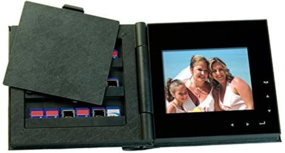 Álbum digital 7" TruView NOVO até 100.000 fotos (Embalagem Selada)