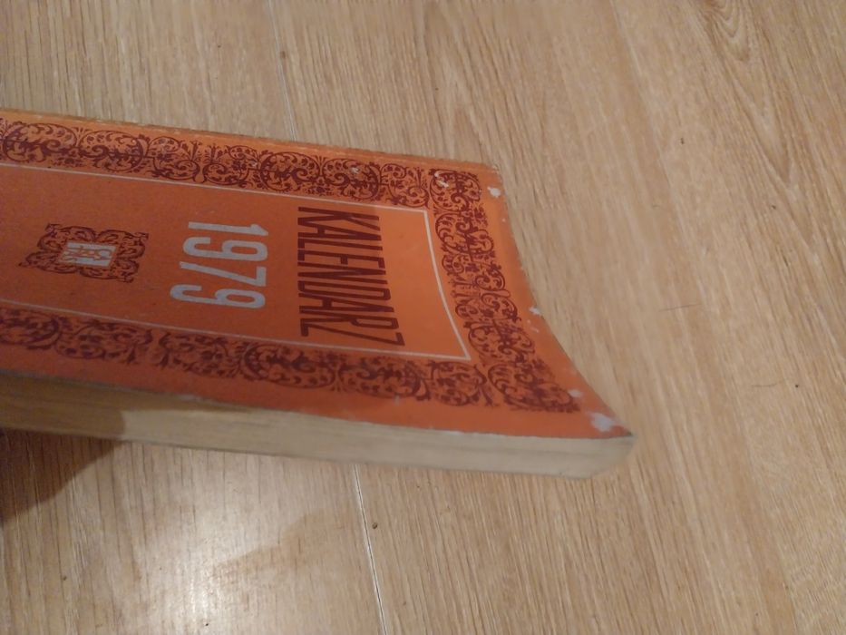 Stary kalendarz 1979 rok z czasów prl-u