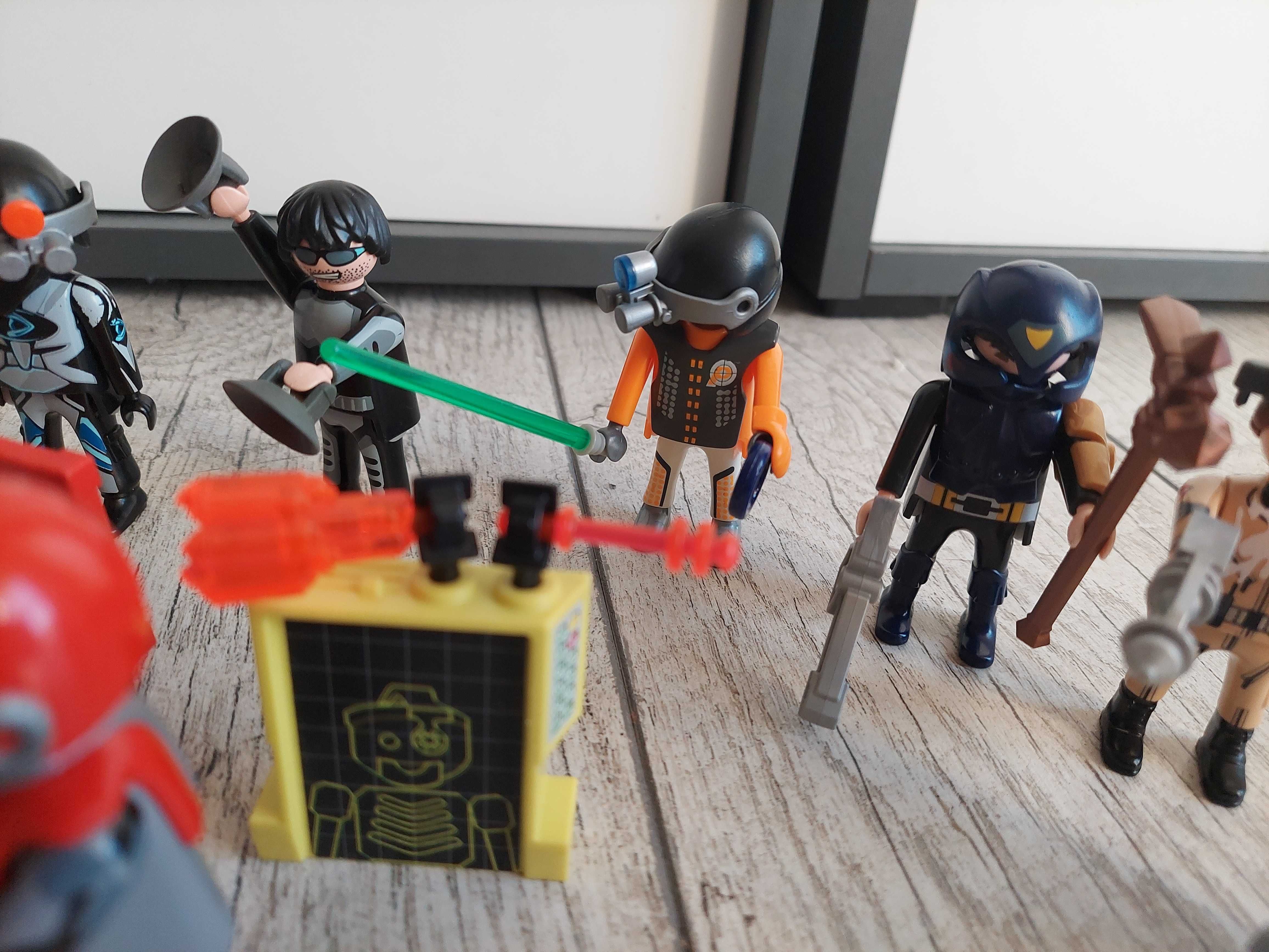 Playmobil agenci specjalni 12 ludzików spy agent pojazdy
