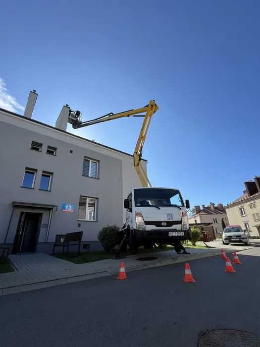 Wynajem zwyżka podest podnośnik koszowy 4x4 20m 22m 25m 24h/7