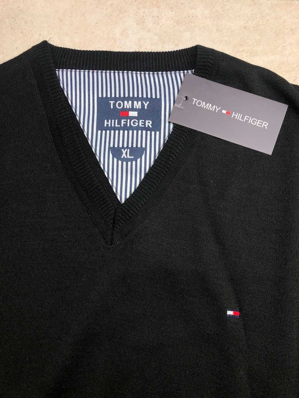 Sweter męski Tommy Hilfiger czarny XL