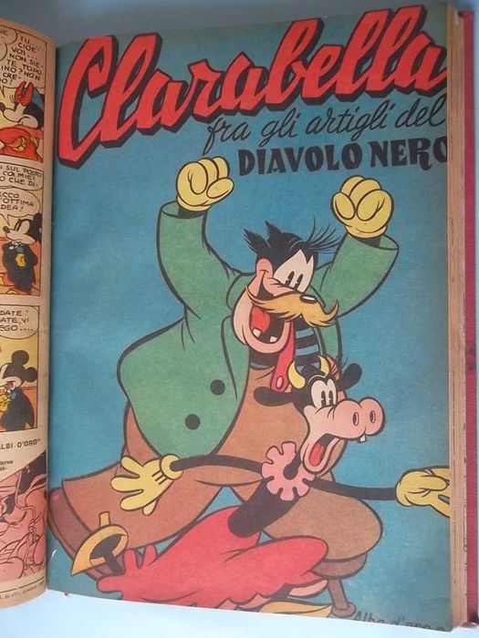 "Albo d'Oro" (1947) Números 51 a 60. BD clássica em italiano.