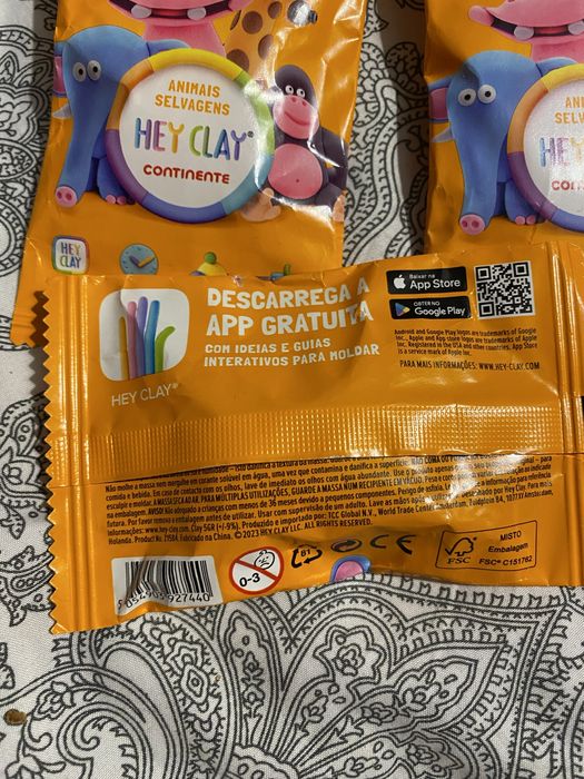 5 packs selados Hey Clay - Continente