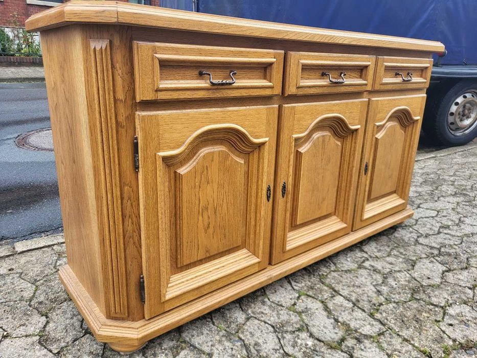 Komoda dębowa z szufladami komoda pod telewizor