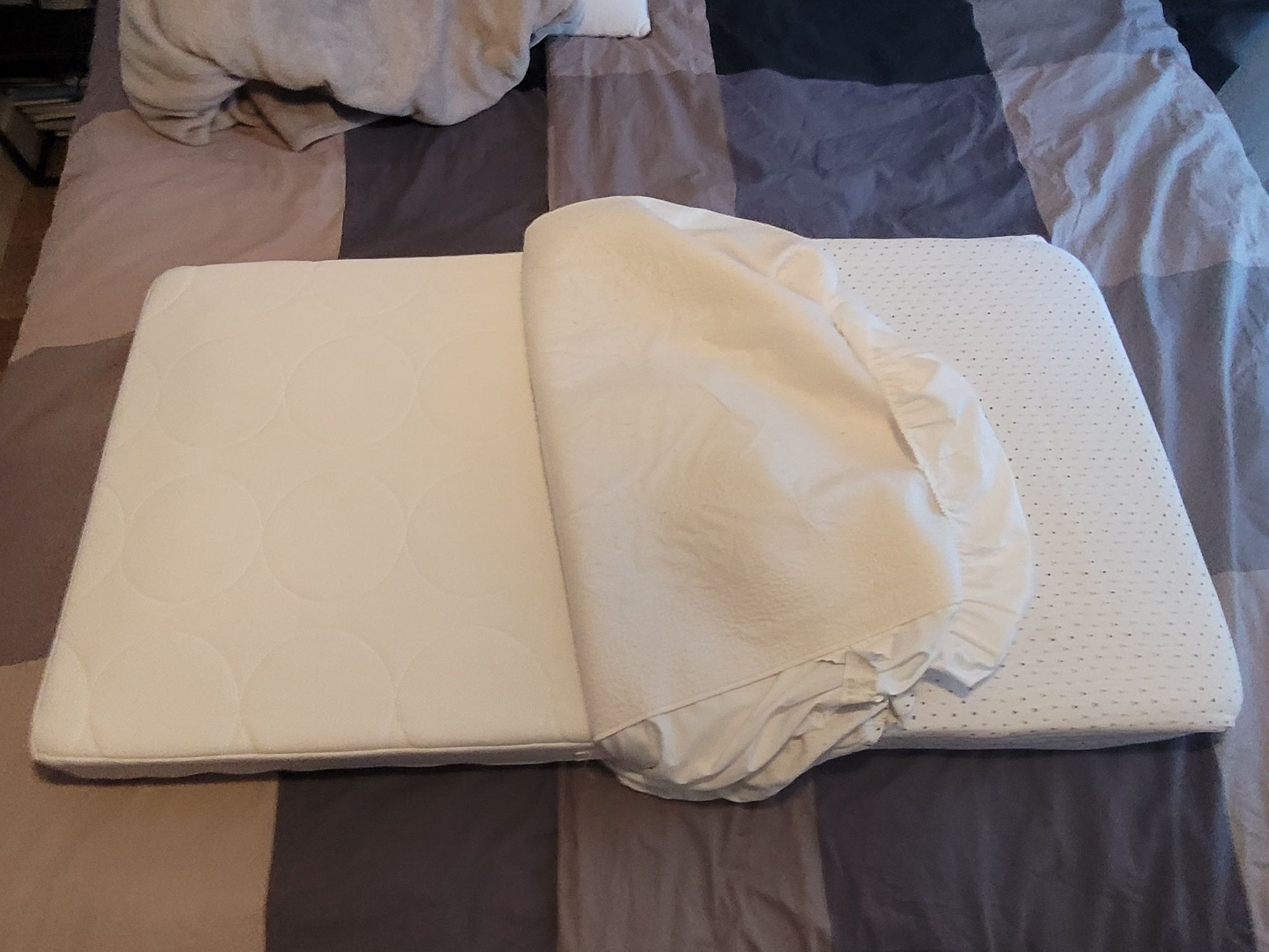 Materac sprężynowy Ikea Jattetrot 120x60 czysciutki + ochr + przesc