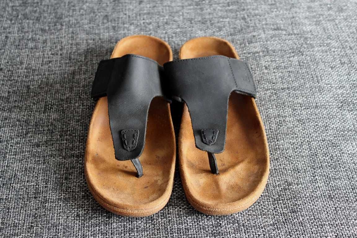 Шльопанці Clarks в стилі BIRKENSTOCK Оригінал Нат шкіра 44.5р