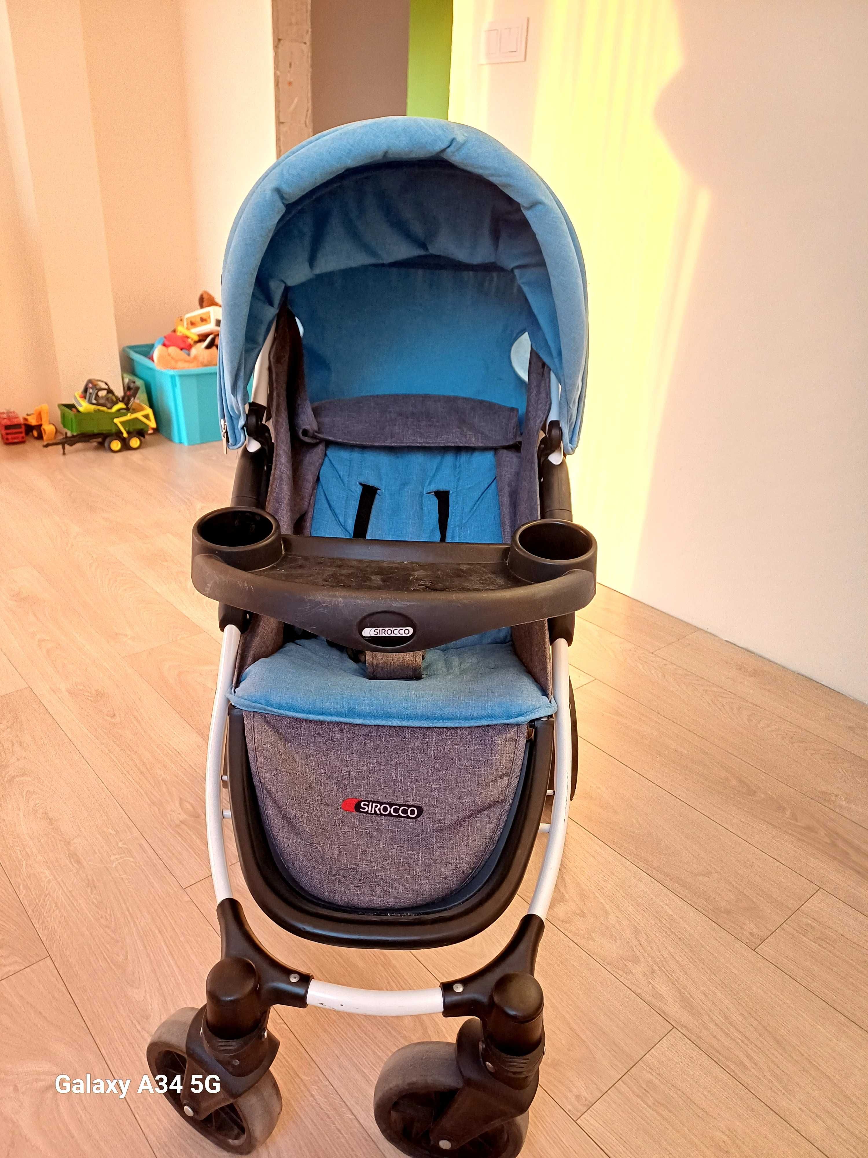 Spacerówka SUN BABY Sirocco QUATTRO PREMIUM Blue