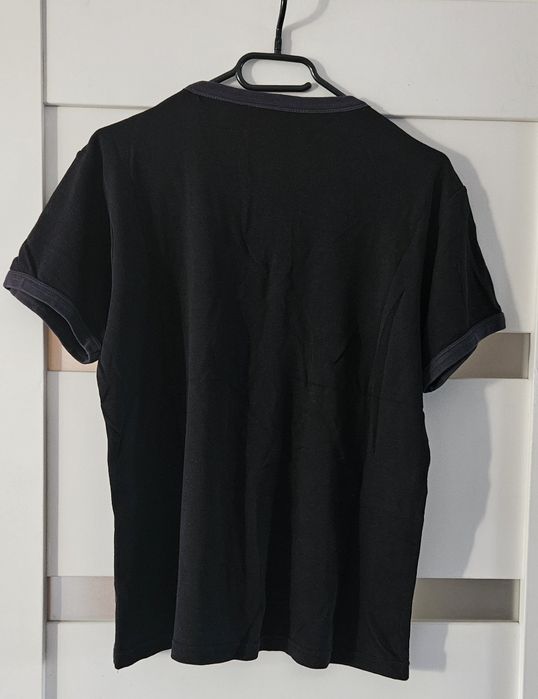 Armani L piękna koszulka t shirt czarna giorgio