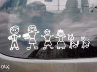 Sticker Família para carro
