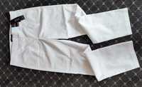 spodnie 3/4 białe M 40/ 42super modne DUNNES STORE