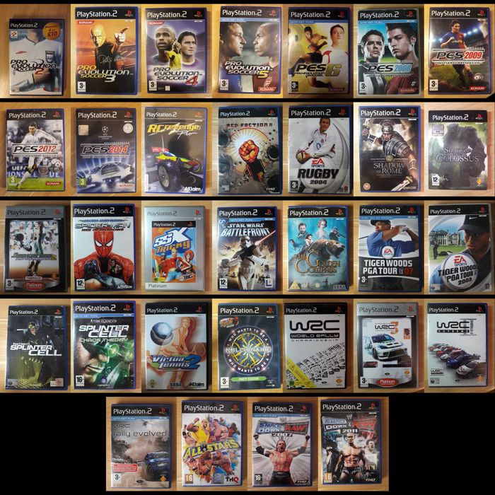 Zestaw 94 gier na PS2 - LIKWIDACJA KOLEKCJI PlayStation 2 - NAJTANIEJ