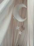 Księżyc z gwiazdkami Cotton Sweets piekny do baldachimu