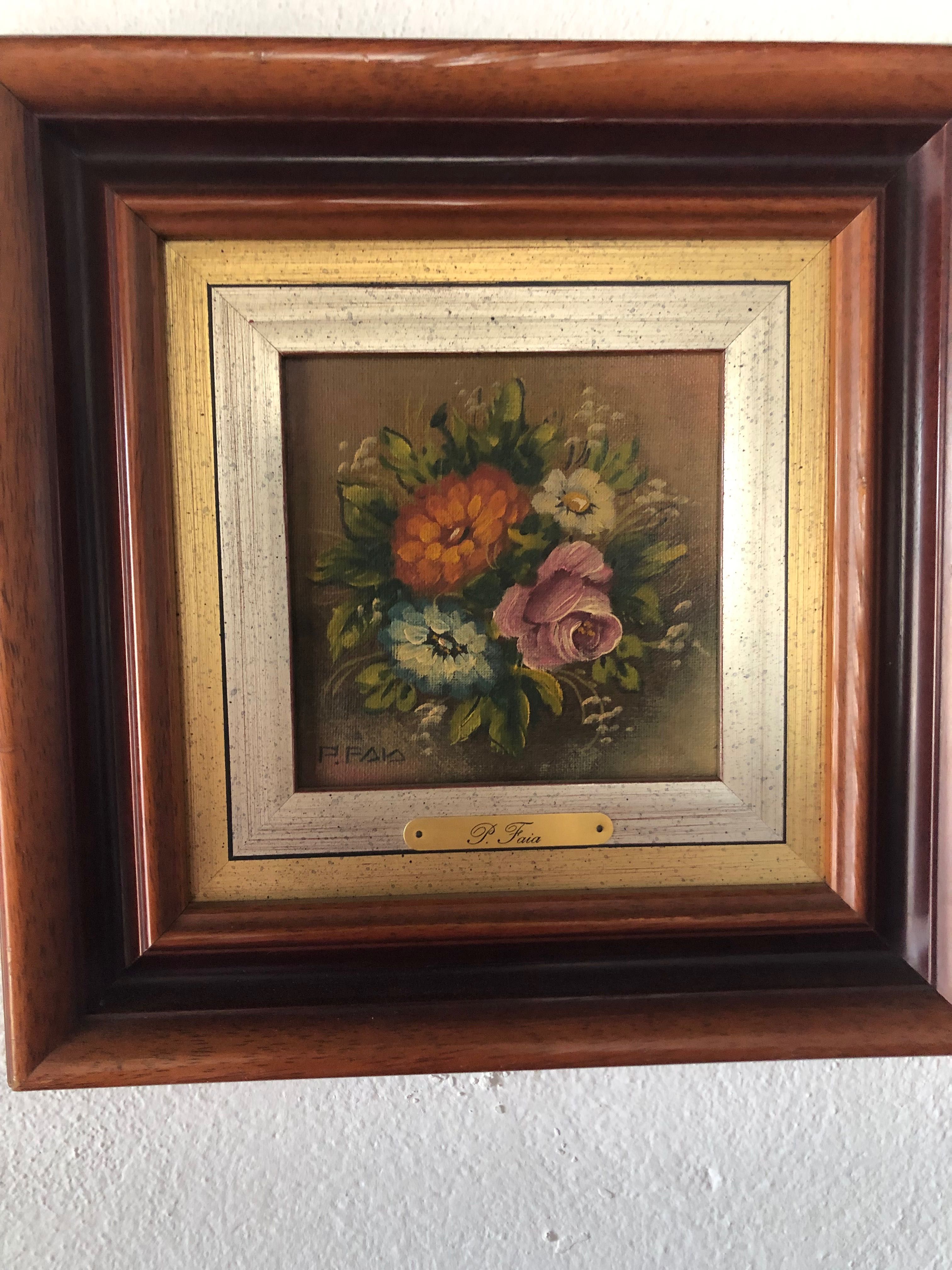 Quadros com flores