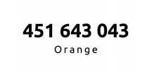 ZŁOTY NUMER # 451...643...043 # łatwy, prosty # Orange # starter