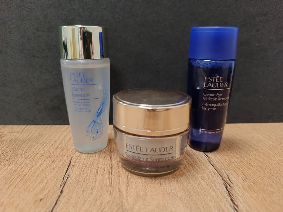 Estée Lauder mini zestaw – krem 15 ml + tonik 30 ml + demakijaż