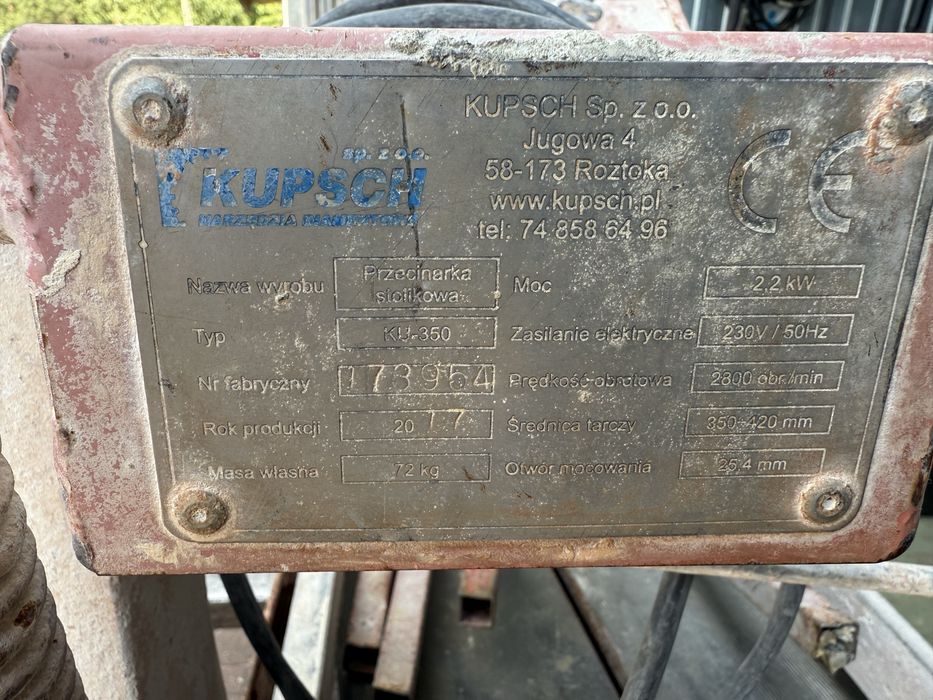 Pila stolikowa do bloczkow Ku-350