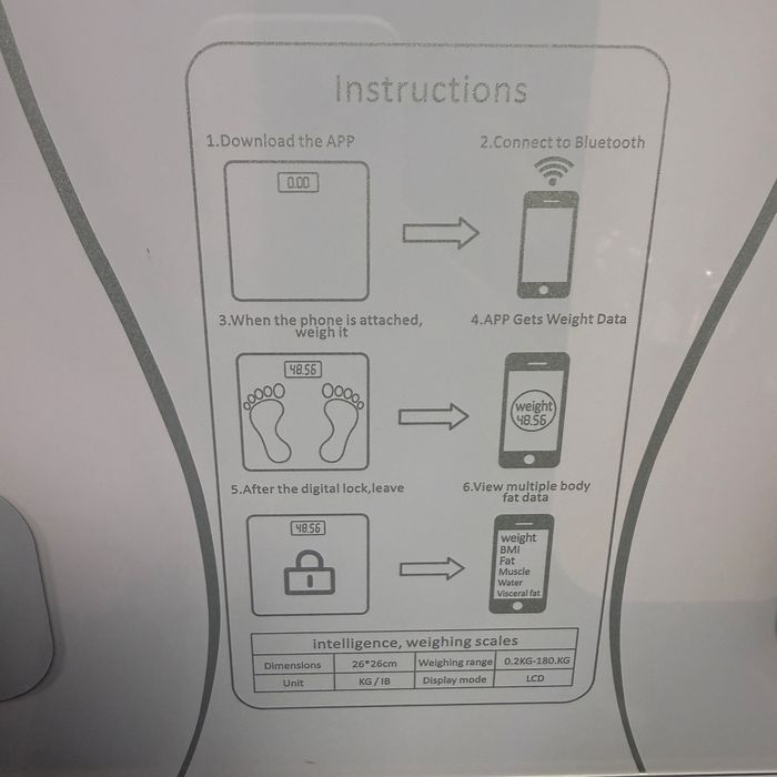 Смарт веси електронні весы веси на підлогу персональні напольные